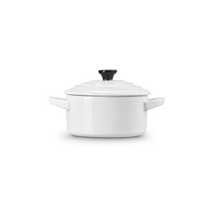 Le Creuset White Stoneware Petite Round Casserole